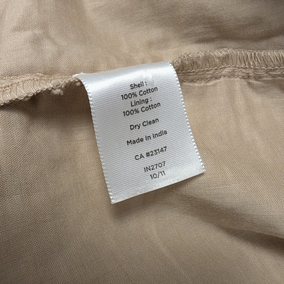 TALBOTS Eyelet Skirt Jacket Suit Tan Neutral Business Polished Set 12 - Picture 12 of 16